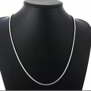 Sterling Silver Snake Chain 16" Necklace